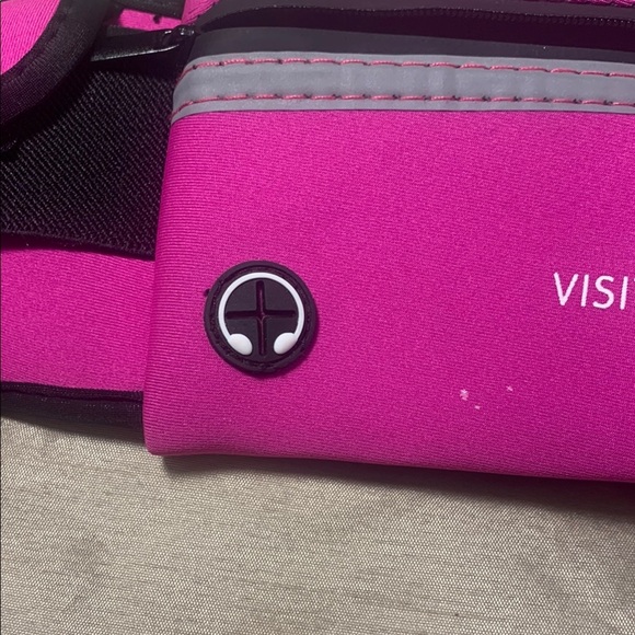 Pink and Black Waist Bag - Picture 3 of 5